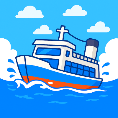 フェリーで船がゆれるのはなぜ？