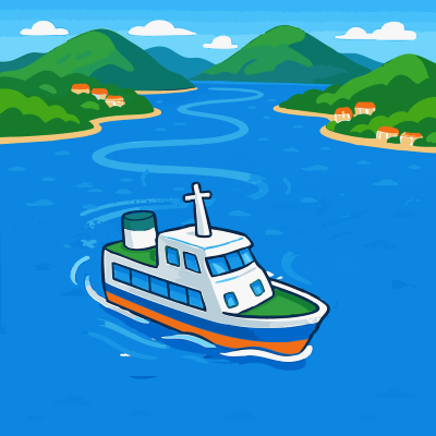 船が右や左に回るときに動かすのは？